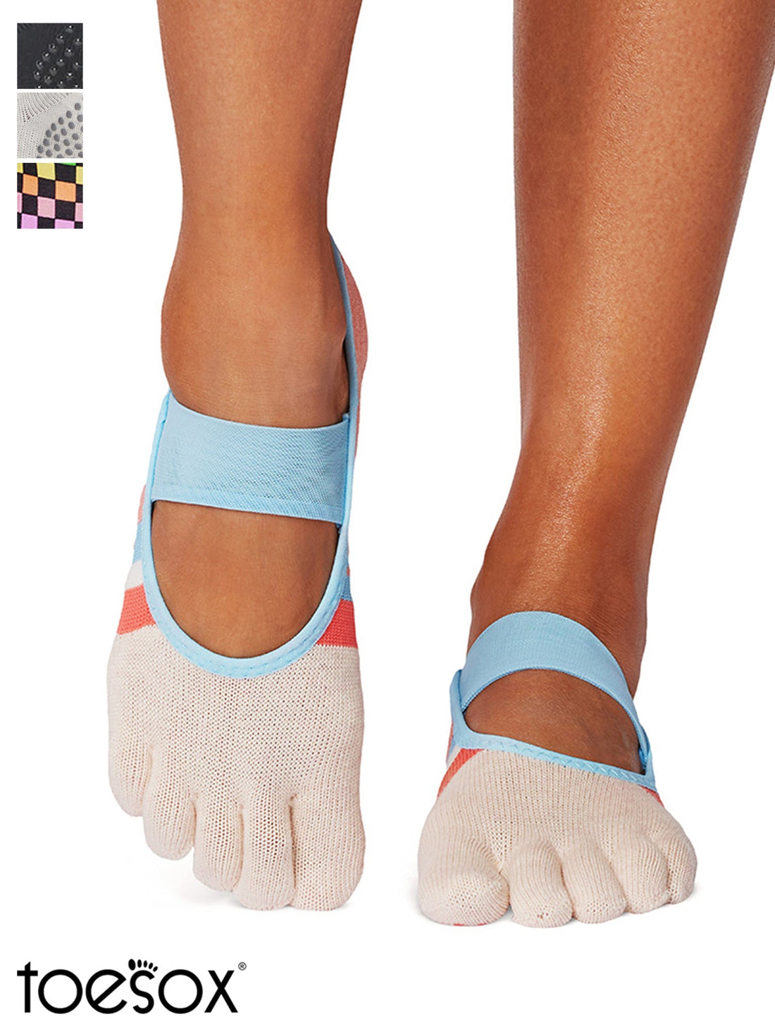 [ToeSox] Mia (Full-Toe) Grip Socks / Yoga Pilates Anti-Slip Socks 25SS_D2