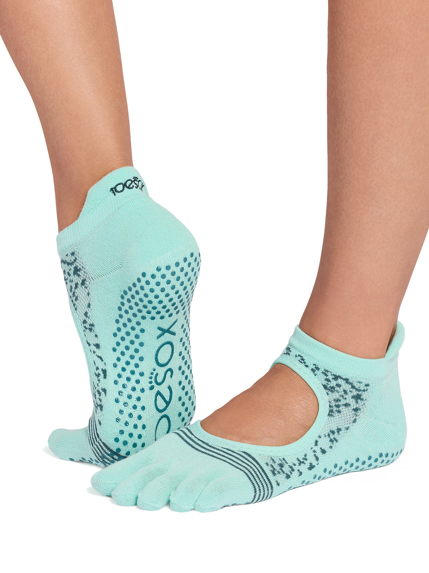 [ToeSox] Bellarina Tec ベラリナ テック（Full-Toe／つま先あり） グリップ ソックス ／ ヨガ ピラティス 滑り止め付 靴下 26SS_D3