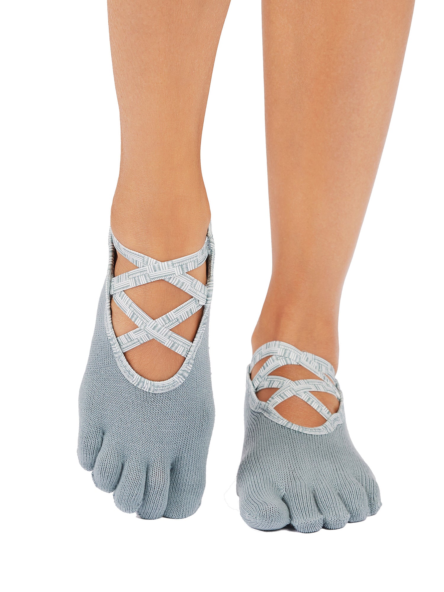 [ToeSox] Elle Tec Full-Toe Tech Grip Socks / Yoga Pilates Anti-Slip Socks 25SS_D2