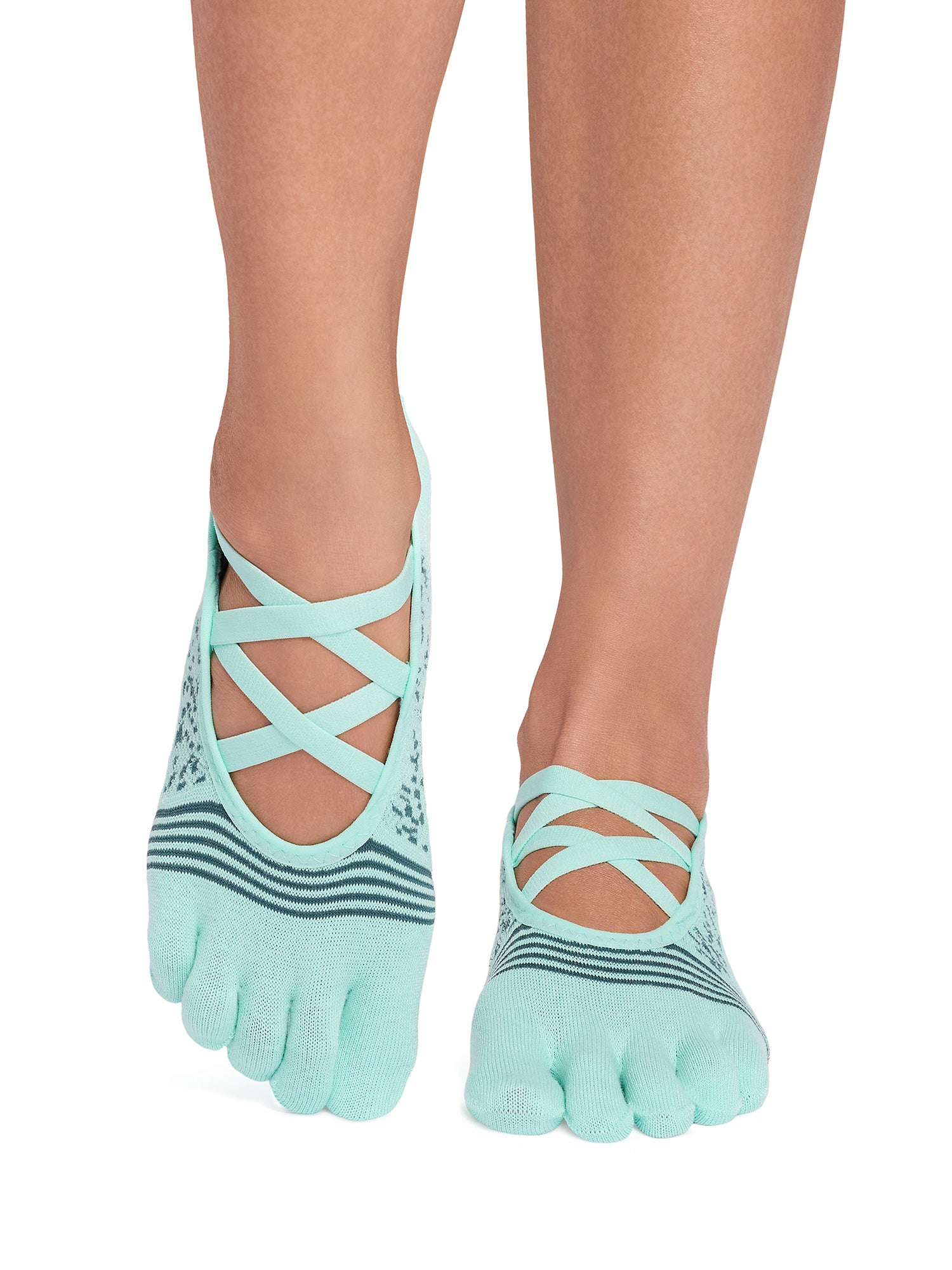 [ToeSox] Elle Tec エル テック（Full-Toe／つま先あり） テック グリップ ソックス／ ヨガ ピラティス 滑り止め付 靴下 26SS_D3