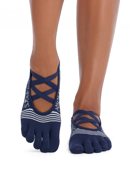 [ToeSox] Elle Tec エル テック（Full-Toe／つま先あり） テック グリップ ソックス／ ヨガ ピラティス 滑り止め付 靴下 26FW_D2