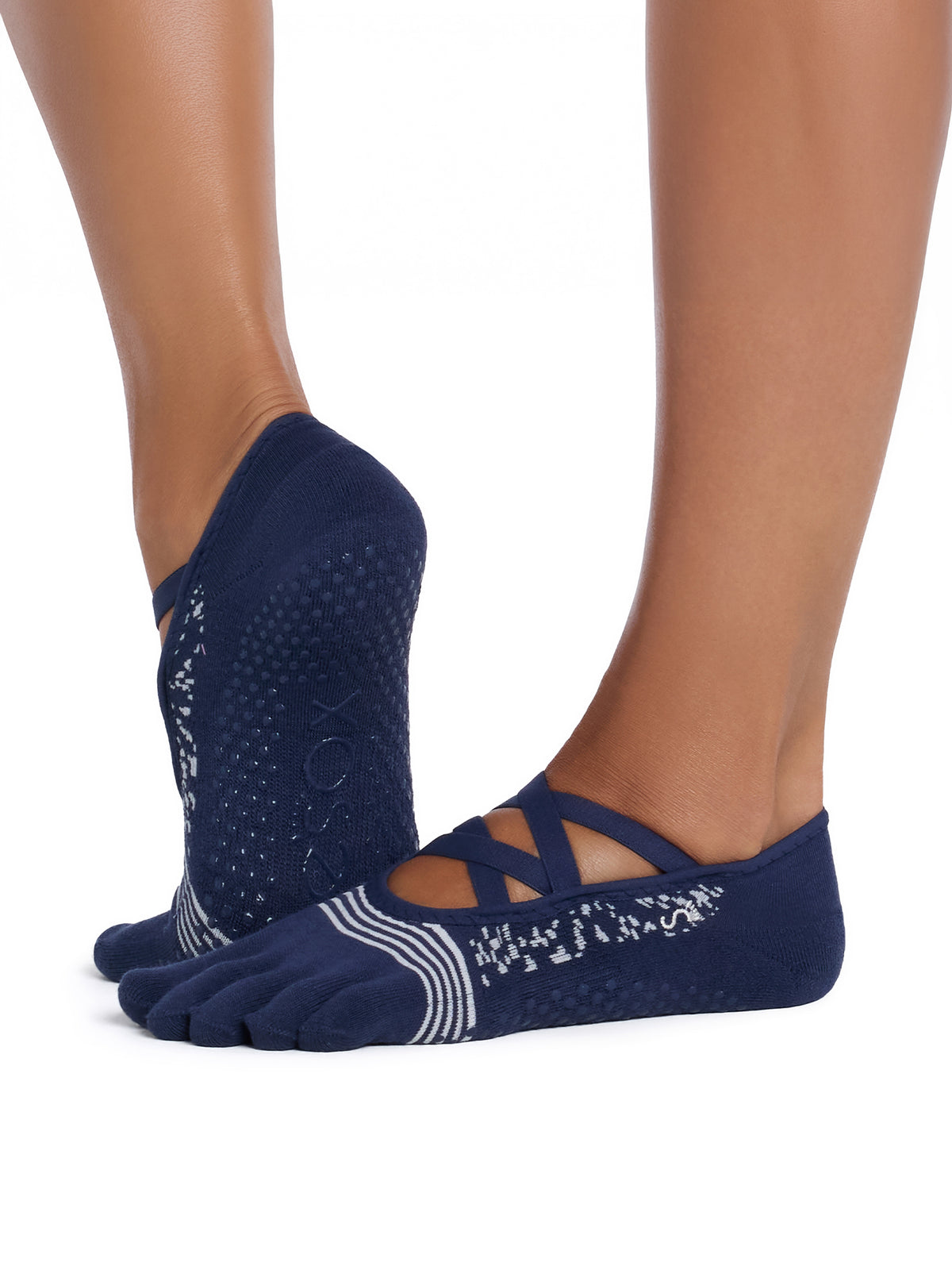 [ToeSox] Elle Tec エル テック（Full-Toe／つま先あり） テック グリップ ソックス／ ヨガ ピラティス 滑り止め付 靴下 26FW_D2