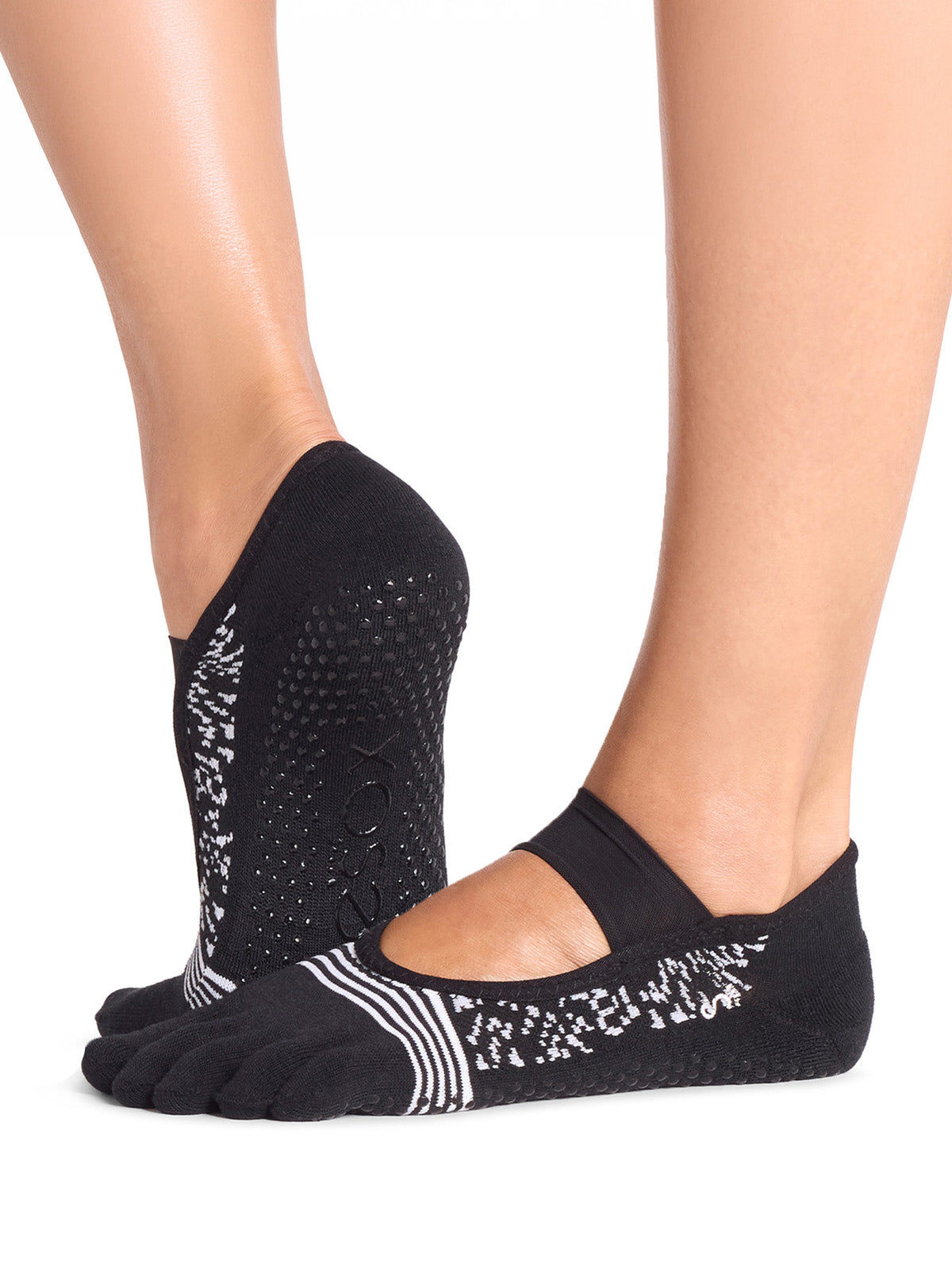 [ToeSox] Mia Tec ミア テック（Full Toe／つま先あり） テック グリップ ソックス／ ヨガ ピラティス 滑り止め付 靴下 26FW_D2