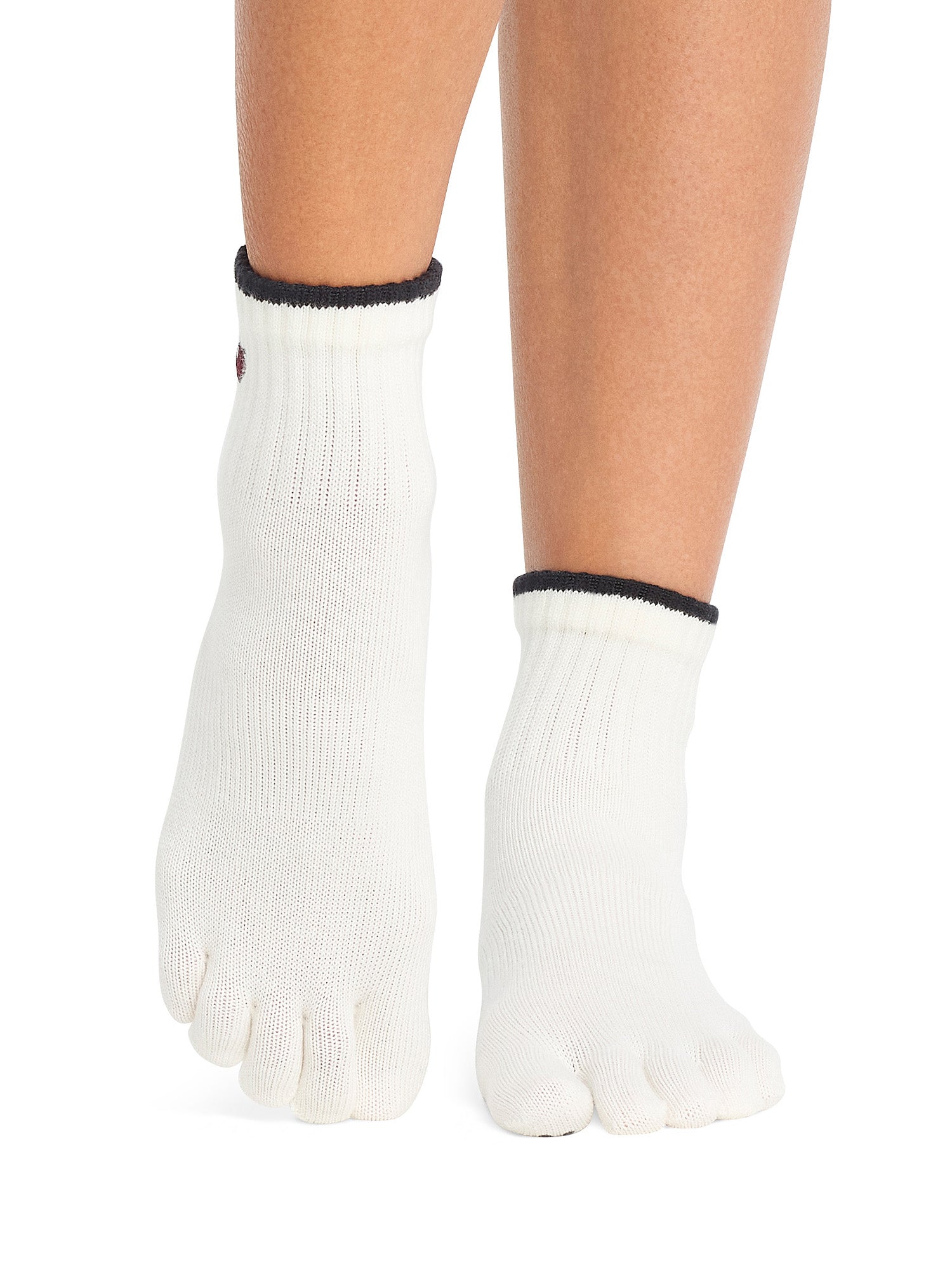 [ToeSox] Melody (Full-Toe) Grip Socks / Yoga Pilates Non-slip Socks Crew Length 25SS_D2