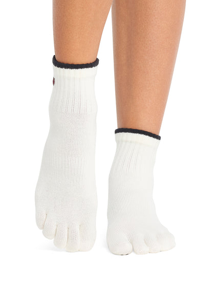 [ToeSox] Melody (Full-Toe) Grip Socks / Yoga Pilates Non-slip Socks Crew Length 25SS_D2