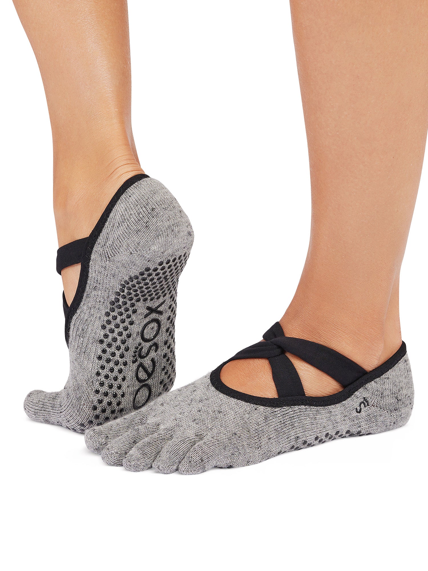 [ToeSox] Ivy アイビー（Full-Toe／つま先あり） グリップ ソックス ／ ヨガ ピラティス 滑り止め付 靴下 25FW_D2