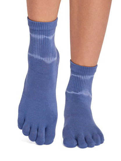 [ToeSox] Melody Ultra Fine Knit メロディー ウルトラファインニット（Full-Toe／つま先あり） グリップ ソックス／ ヨガ ピラティス 滑り止め付 靴下 クルー丈 25FW_D2