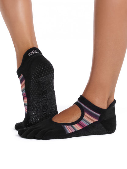 [ToeSox] Bellarina Ultra Fine Knit ベラリナ ウルトラファインニット（Full-Toe／つま先あり） グリップ ソックス ／ ヨガ ピラティス 滑り止め付 靴下 26FW_D2