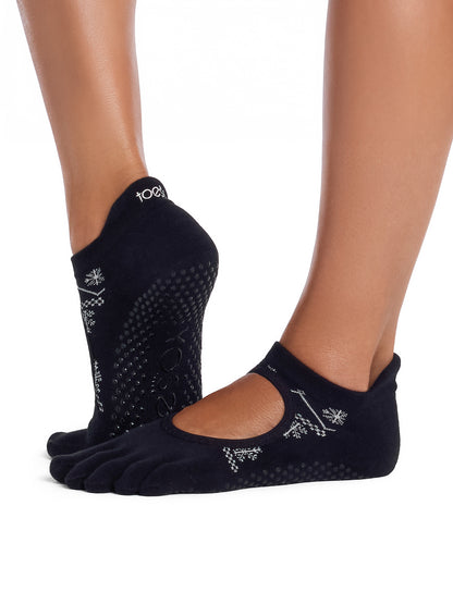 [ToeSox] Bellarina Ultra Fine Knit ベラリナ ウルトラファインニット（Full-Toe／つま先あり） グリップ ソックス ／ ヨガ ピラティス 滑り止め付 靴下 26FW_D2