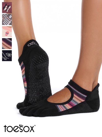 [ToeSox] Bellarina Ultra Fine Knit ベラリナ ウルトラファインニット（Full-Toe／つま先あり） グリップ ソックス ／ ヨガ ピラティス 滑り止め付 靴下 26FW_D2