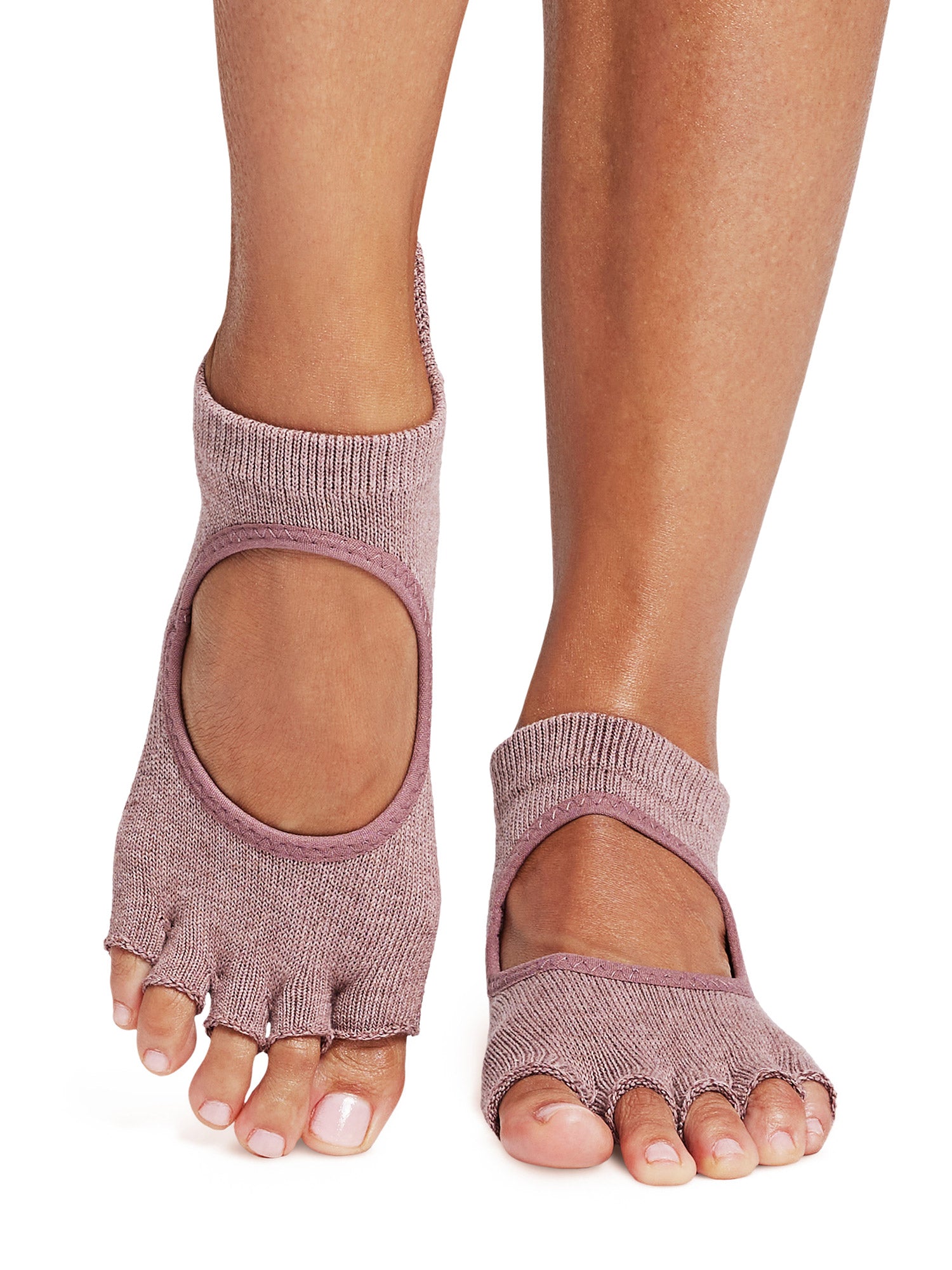 [ToeSox] Bellarina ベラリナ（Half-Toe／つま先なし） グリップ ソックス ／ ヨガ ピラティス 滑り止め付 靴下 25FW_D3