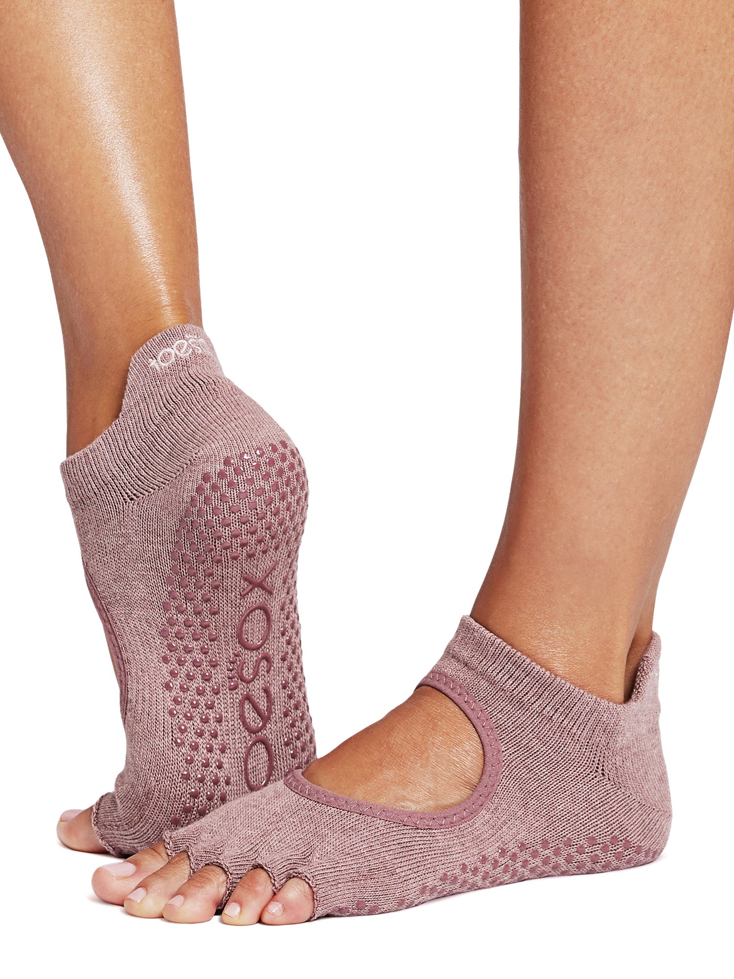 [ToeSox] Bellarina ベラリナ（Half-Toe／つま先なし） グリップ ソックス ／ ヨガ ピラティス 滑り止め付 靴下 25FW_D3