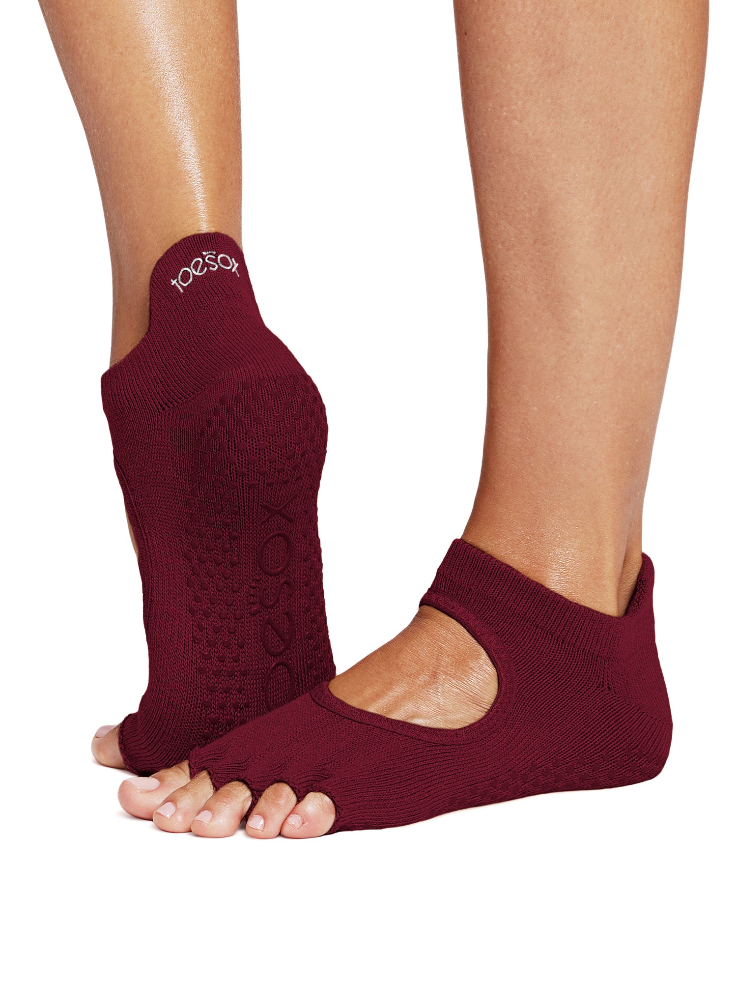 [ToeSox] Bellarina ベラリナ（Half-Toe／つま先なし） グリップ ソックス ／ ヨガ ピラティス 滑り止め付 靴下 25SS_D3