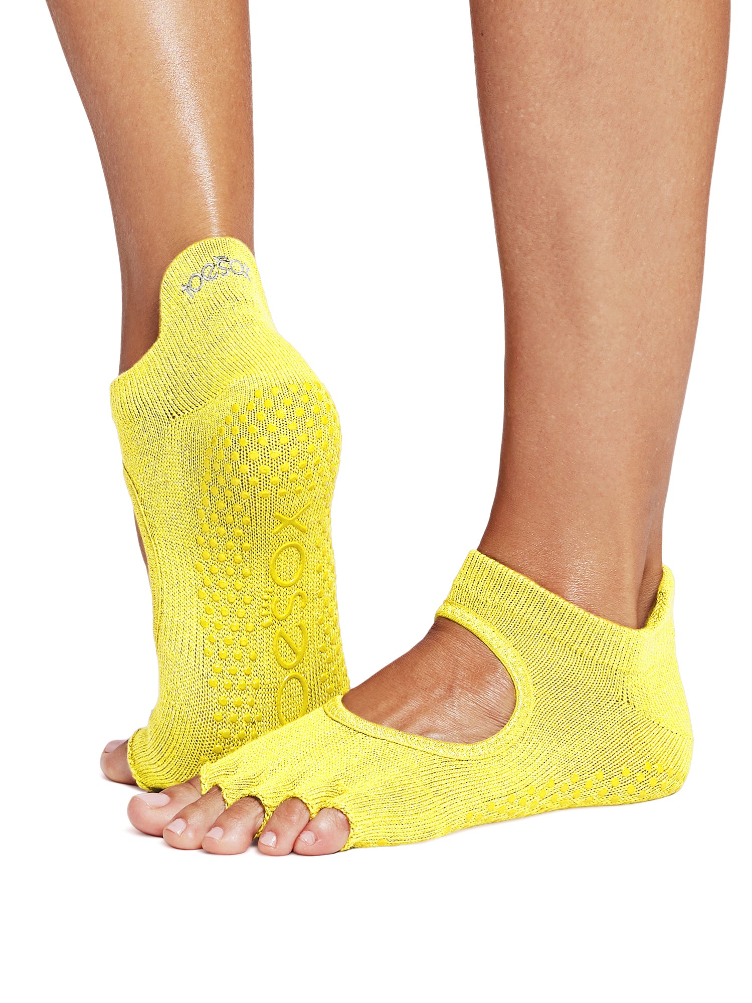 [ToeSox] Bellarina ベラリナ（Half-Toe／つま先なし） グリップ ソックス ／ ヨガ ピラティス 滑り止め付 靴下 25SS_D3