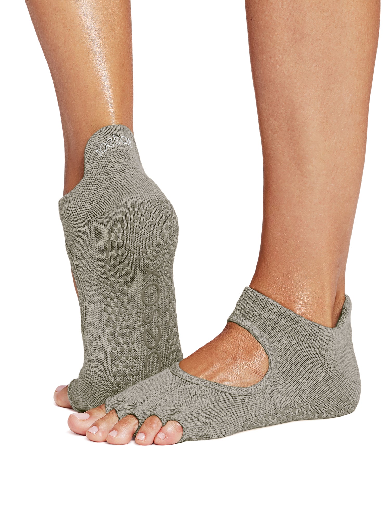 [ToeSox] Bellarina ベラリナ（Half-Toe／つま先なし） グリップ ソックス ／ ヨガ ピラティス 滑り止め付 靴下 25SS_D3