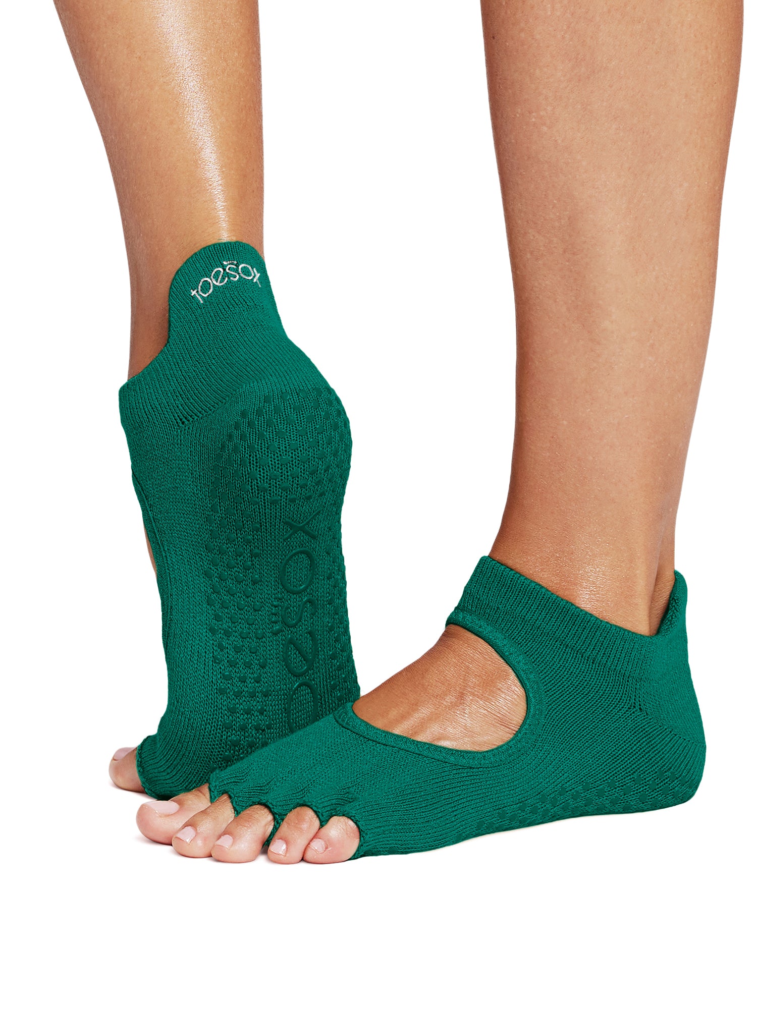 [ToeSox] Bellarina ベラリナ（Half-Toe／つま先なし） グリップ ソックス ／ ヨガ ピラティス 滑り止め付 靴下 25SS_D3