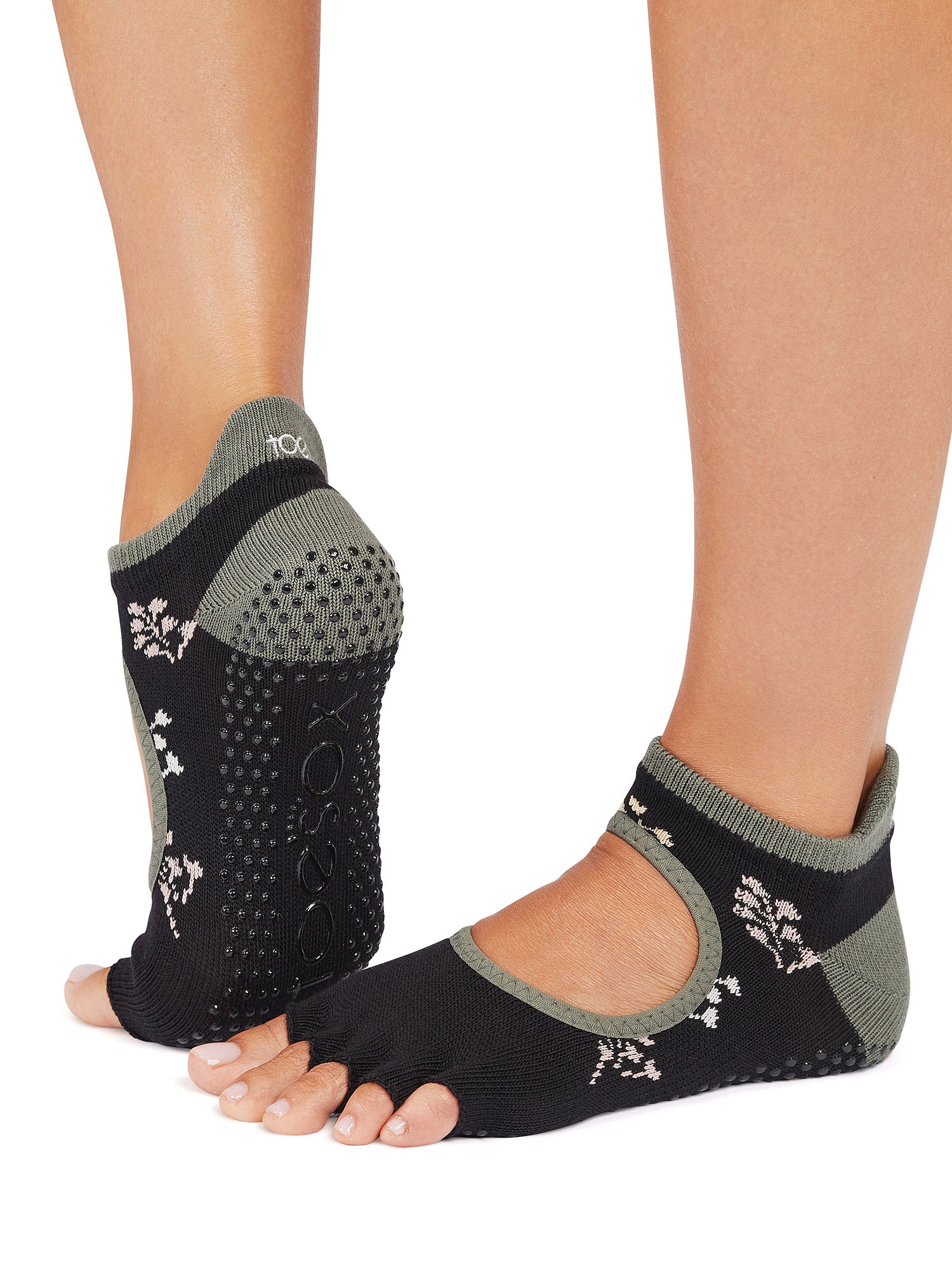 [ToeSox] Bellarina Half-Toe Grip Socks / Yoga Pilates Anti-Slip Socks 25SS_D2