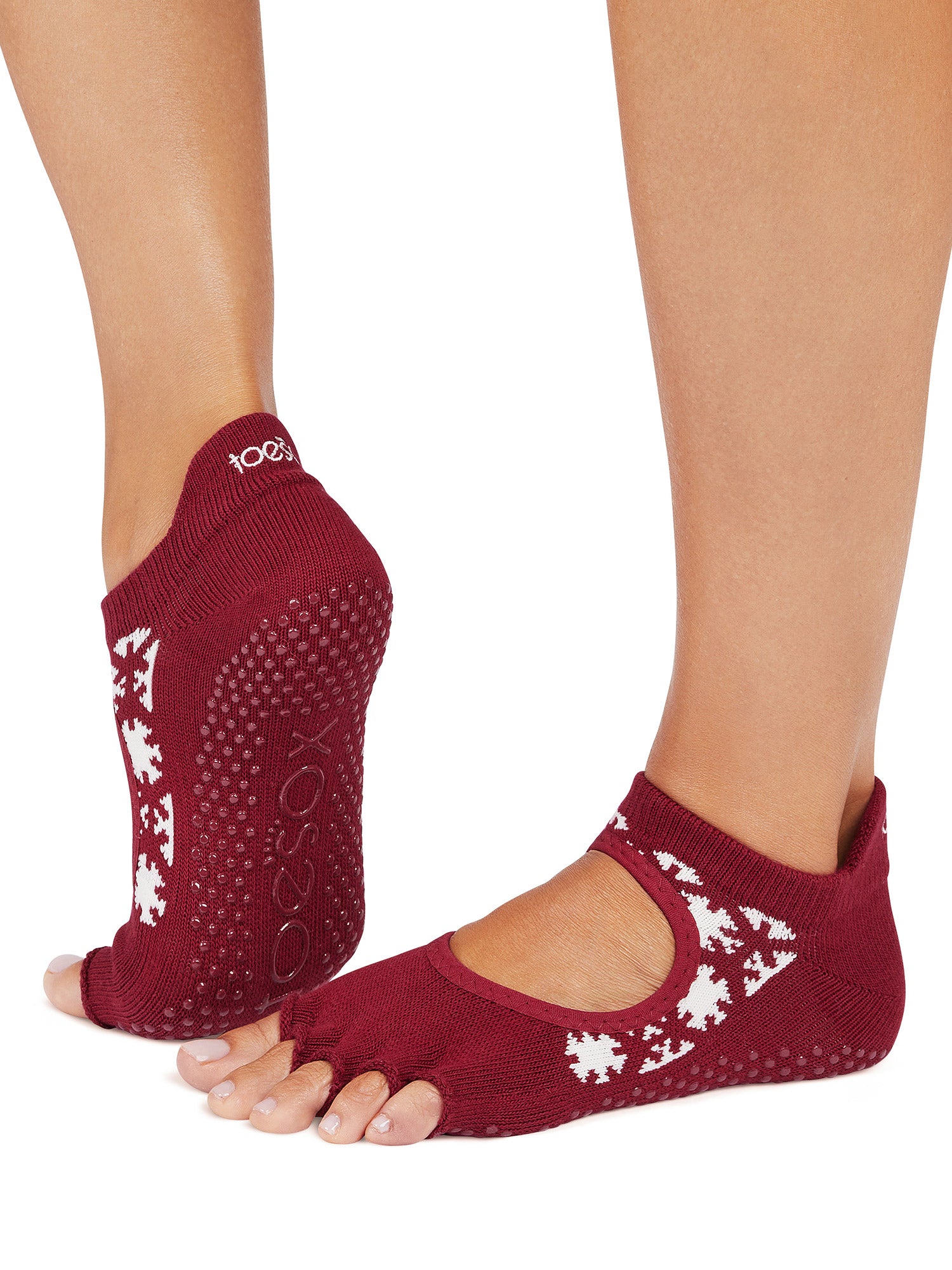 [ToeSox] Bellarina Half-Toe Grip Socks / Yoga Pilates Anti-Slip Socks 25SS_D2