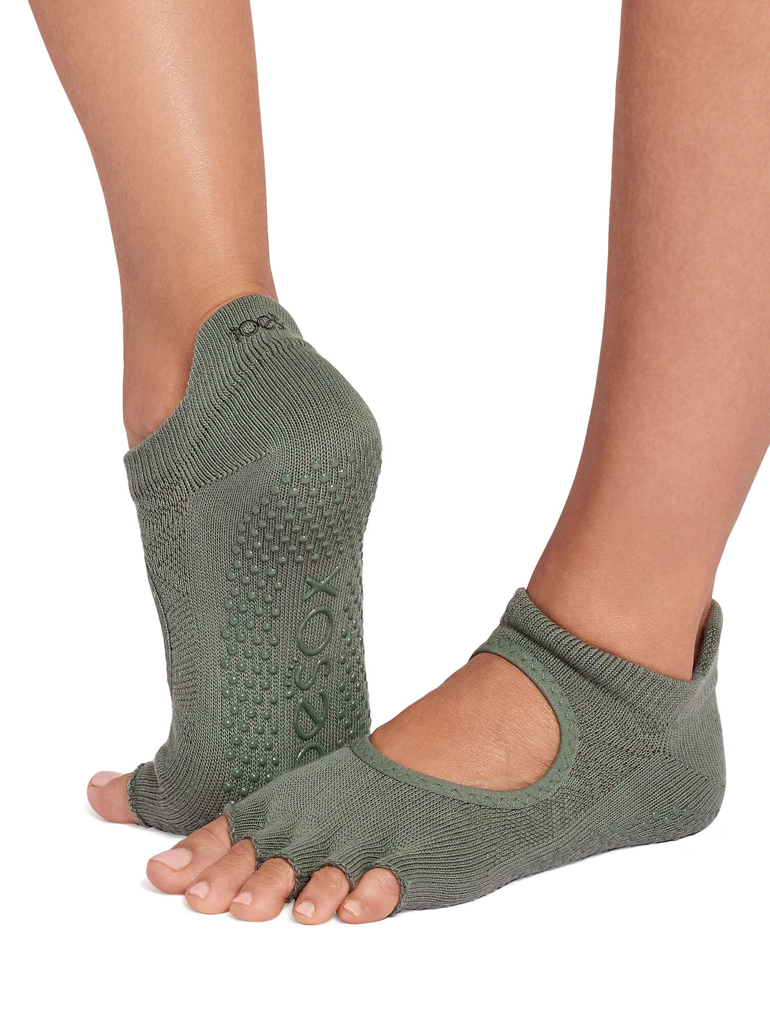 [ToeSox] Bellarina ベラリナ（Half-Toe／つま先なし） グリップ ソックス ／ ヨガ ピラティス 滑り止め付 靴下 26SS_D2