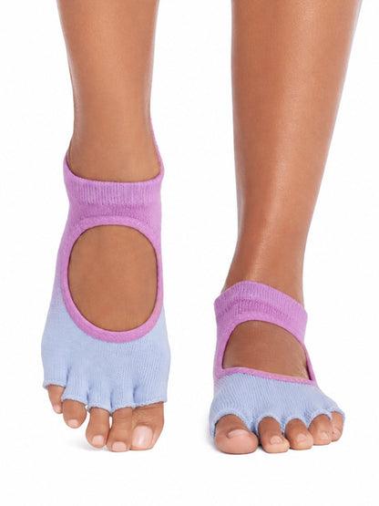 [ToeSox] Bellarina ベラリナ（Half-Toe／つま先なし） グリップ ソックス ／ ヨガ ピラティス 滑り止め付 靴下 26FW_D1