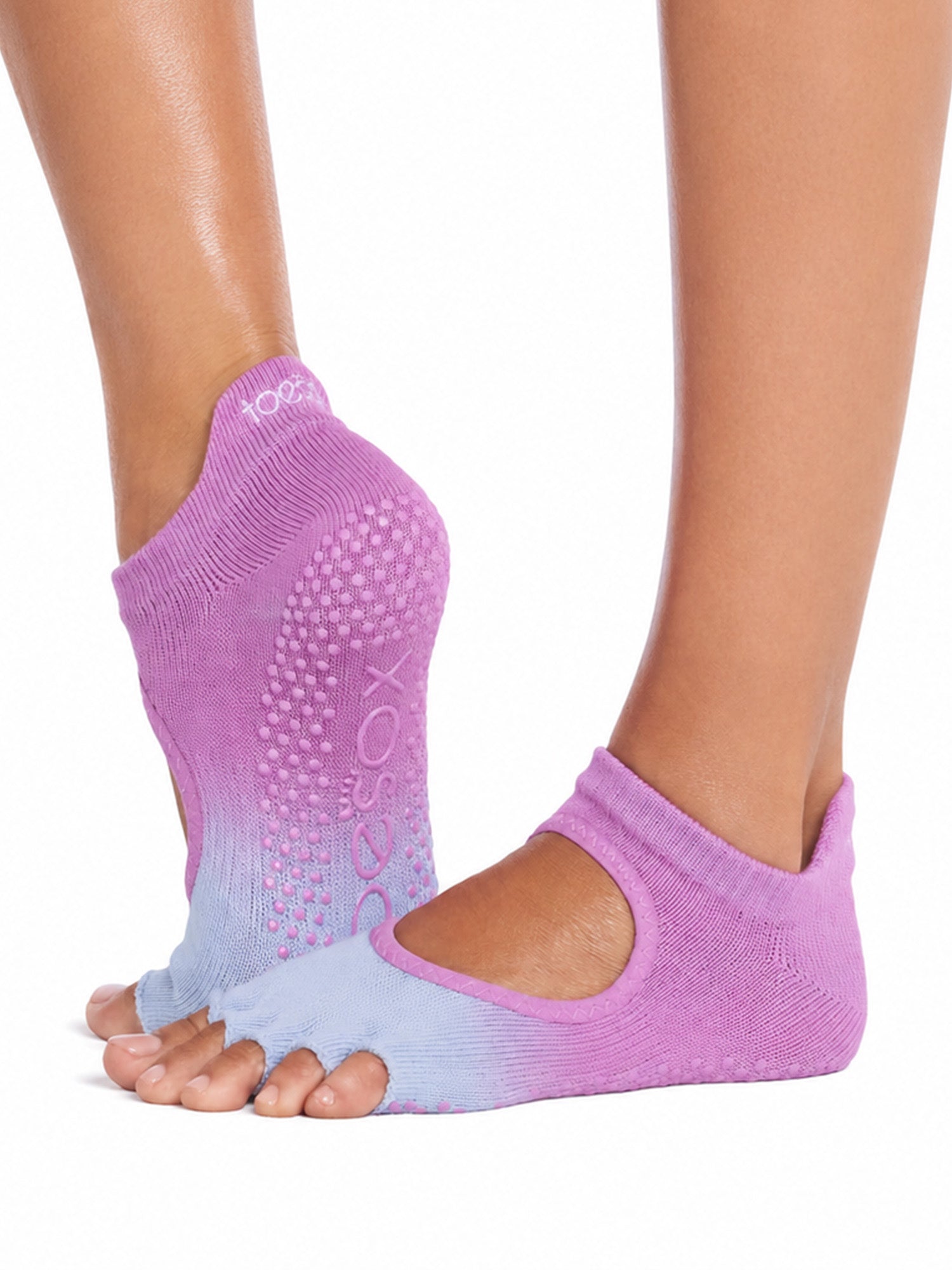 [ToeSox] Bellarina ベラリナ（Half-Toe／つま先なし） グリップ ソックス ／ ヨガ ピラティス 滑り止め付 靴下 26FW_D1