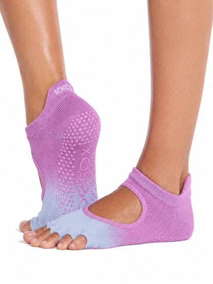 [ToeSox] Bellarina ベラリナ（Half-Toe／つま先なし） グリップ ソックス ／ ヨガ ピラティス 滑り止め付 靴下 26FW_D1
