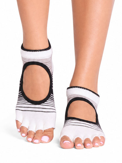 [ToeSox] Bellarina ベラリナ（Half-Toe／つま先なし） グリップ ソックス ／ ヨガ ピラティス 滑り止め付 靴下 26FW_D1