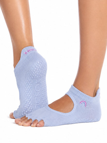 [ToeSox] Bellarina ベラリナ（Half-Toe／つま先なし） グリップ ソックス ／ ヨガ ピラティス 滑り止め付 靴下 26FW_D1
