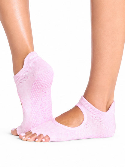 [ToeSox] Bellarina ベラリナ（Half-Toe／つま先なし） グリップ ソックス ／ ヨガ ピラティス 滑り止め付 靴下 26FW_D1