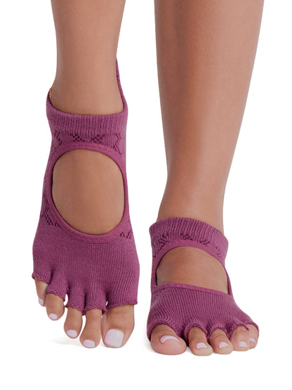 [ToeSox] Bellarina ベラリナ（Half-Toe／つま先なし） グリップ ソックス ／ ヨガ ピラティス 滑り止め付 靴下 26FW_D2