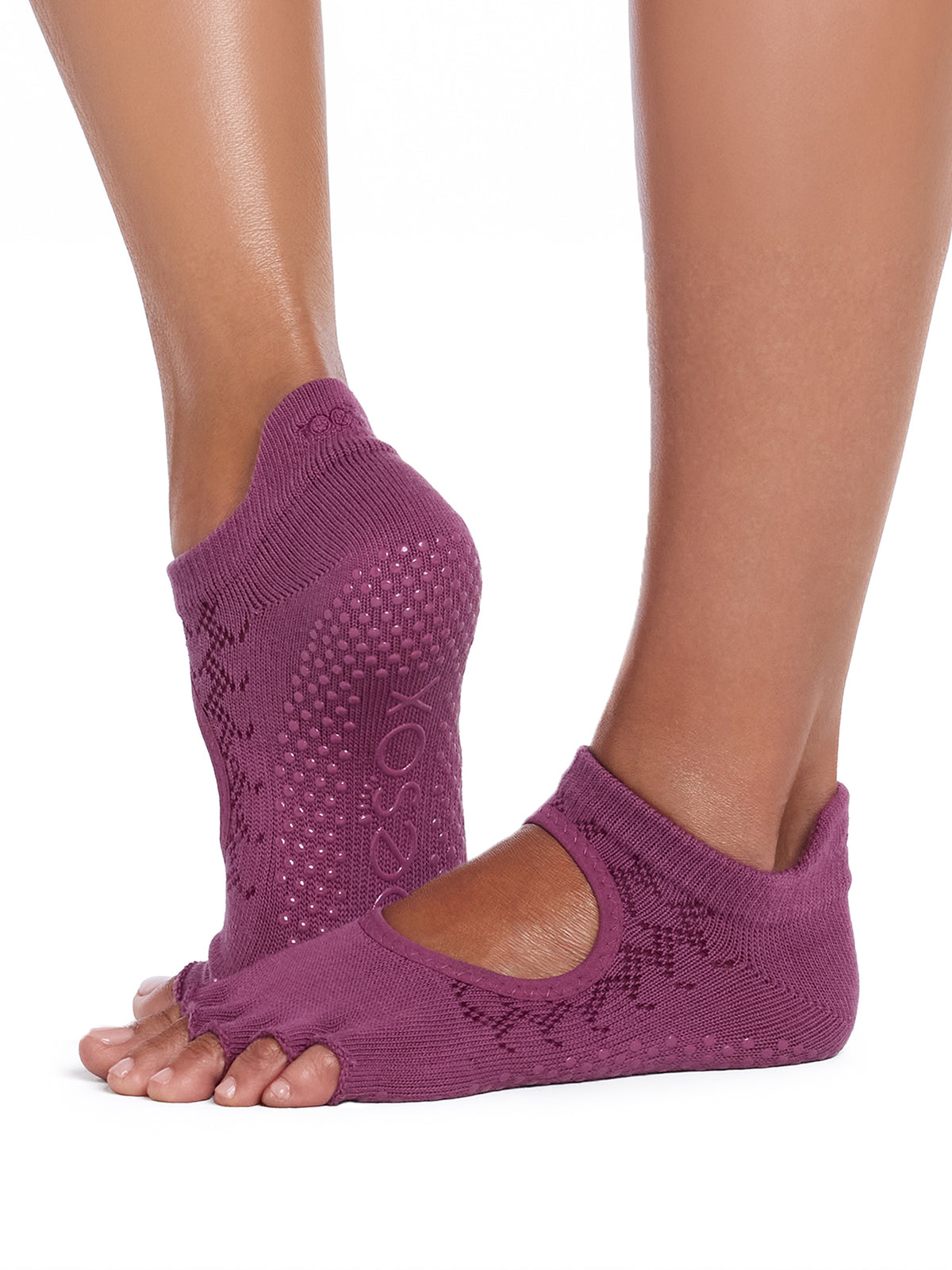 [ToeSox] Bellarina ベラリナ（Half-Toe／つま先なし） グリップ ソックス ／ ヨガ ピラティス 滑り止め付 靴下 26FW_D2