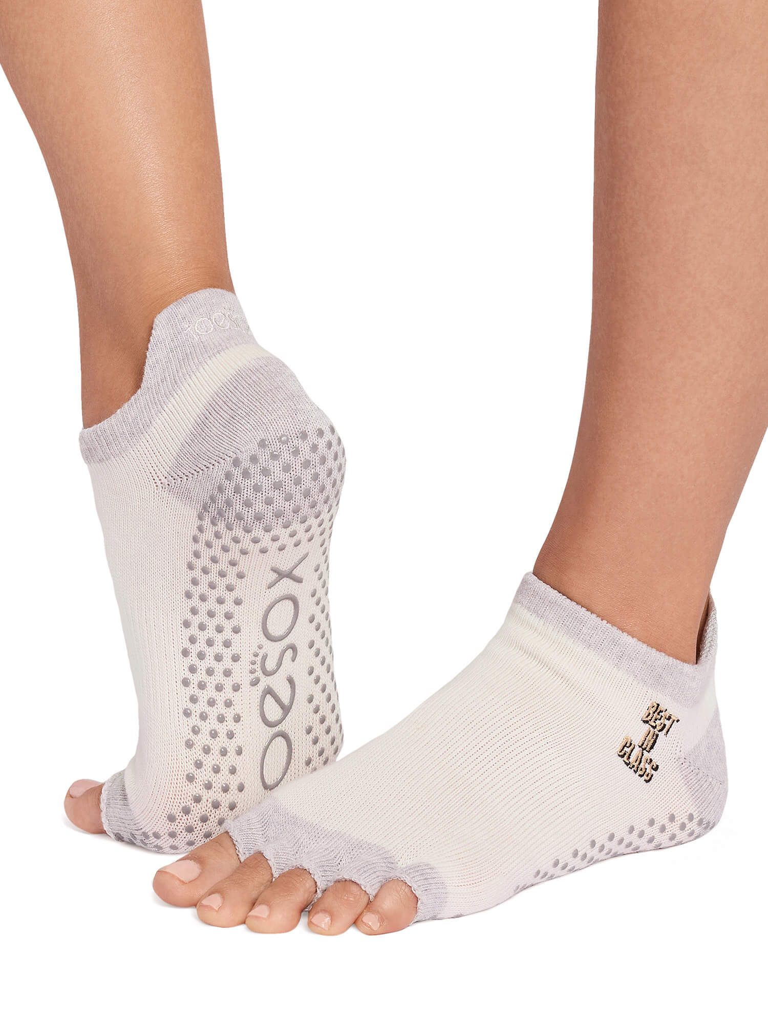 [ToeSox] Low Rise (Half-Toe) Grip Socks / Yoga Pilates Anti-Slip Socks 25SS_D2