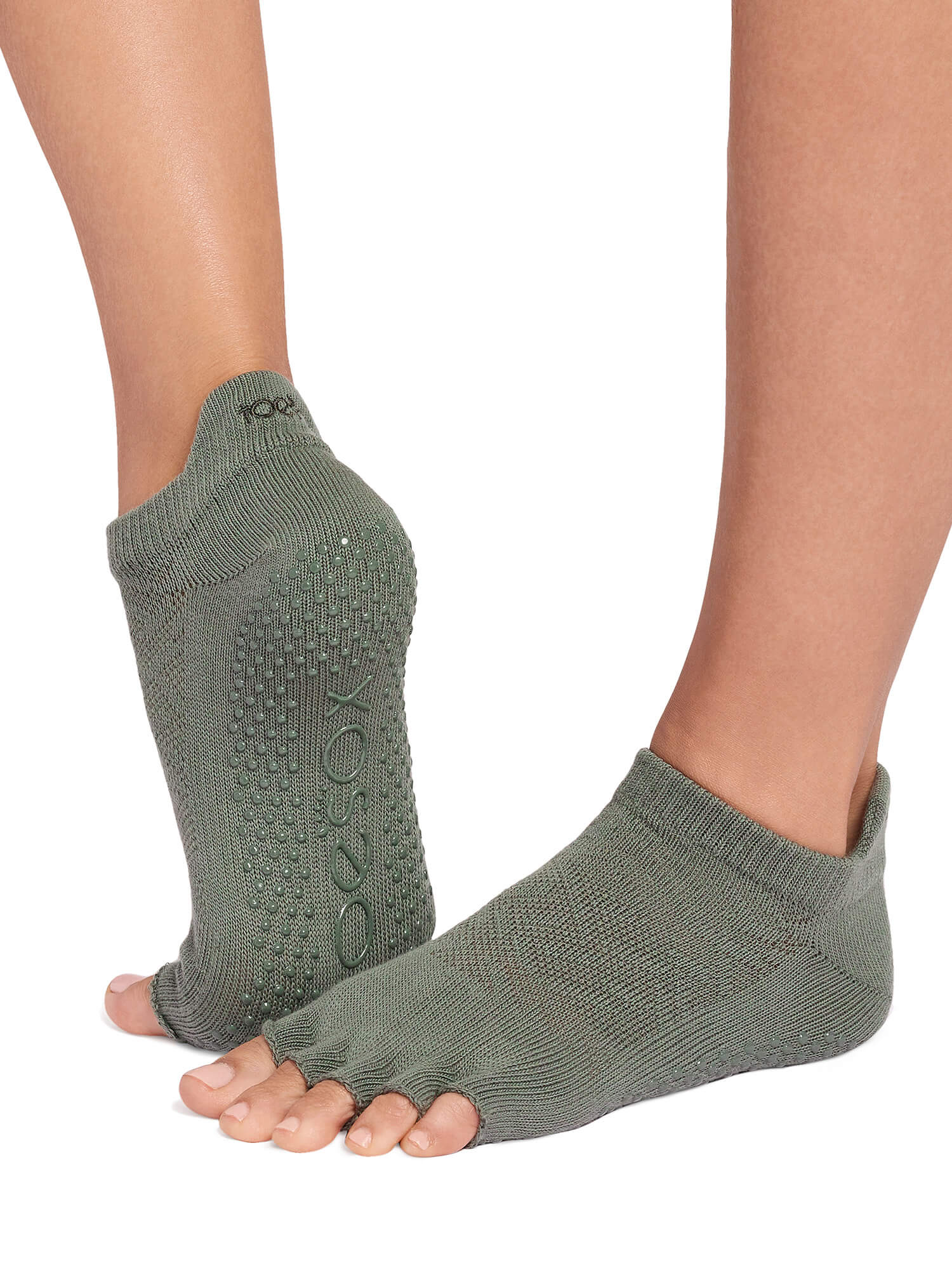 [ToeSox] Low Rise (Half-Toe) Grip Socks / Yoga Pilates Anti-Slip Socks 25SS_D2