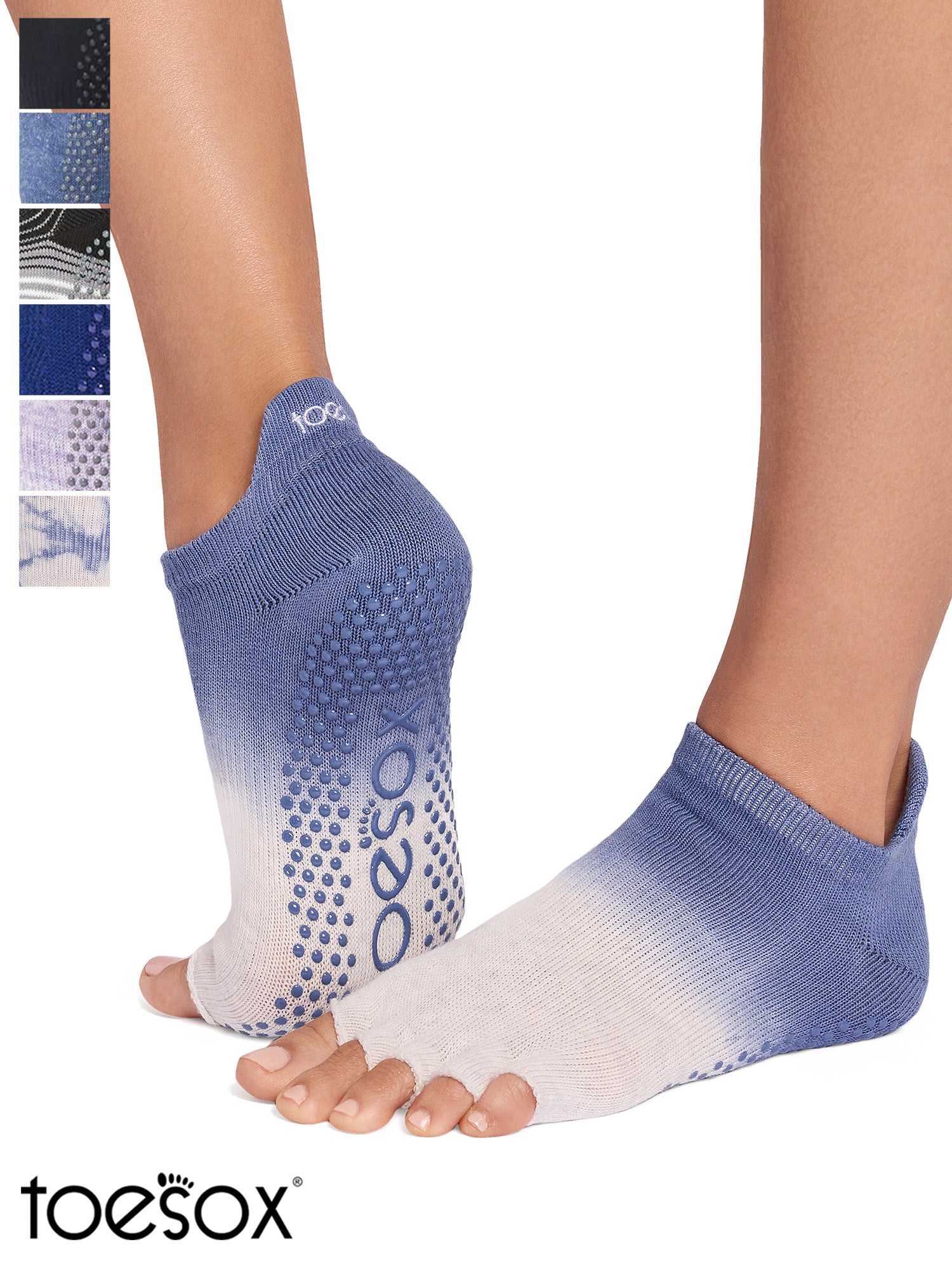 [ToeSox] Low Rise (Half-Toe) Grip Socks / Yoga Pilates Anti-Slip Socks 25SS_D2