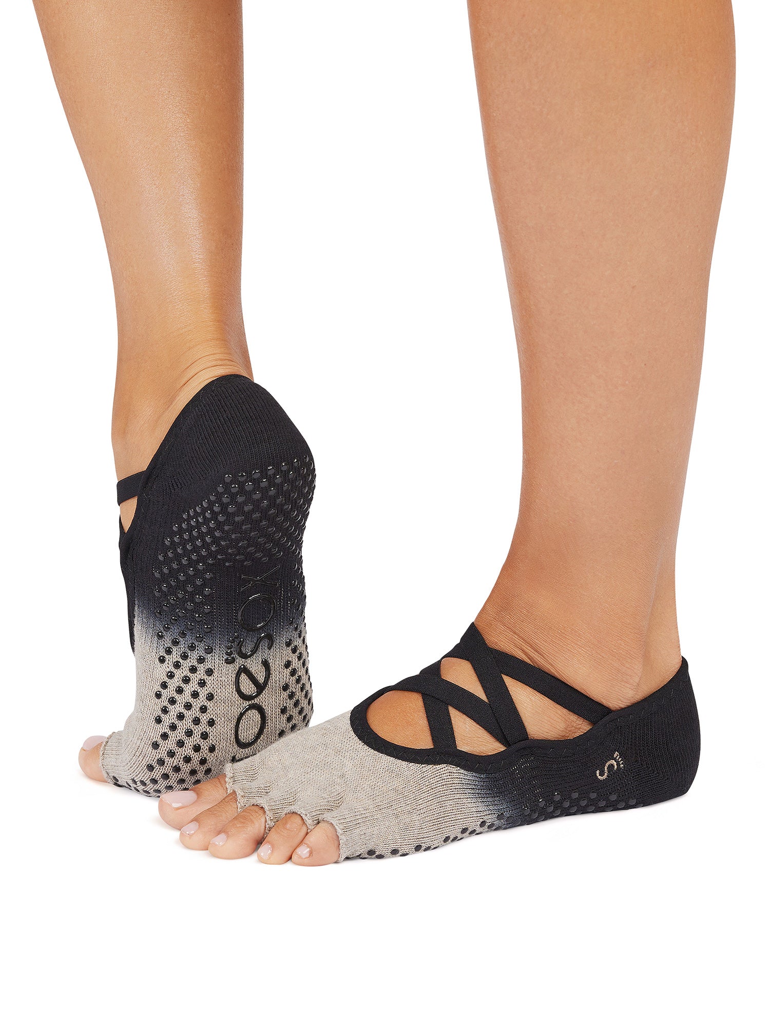 [ToeSox] Elle (Half-Toe) Grip Socks / Yoga Pilates Anti-Slip Socks 25SS_D2