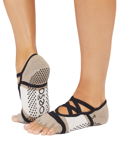 [ToeSox] Elle (Half-Toe) Grip Socks / Yoga Pilates Anti-Slip Socks 25SS_D2
