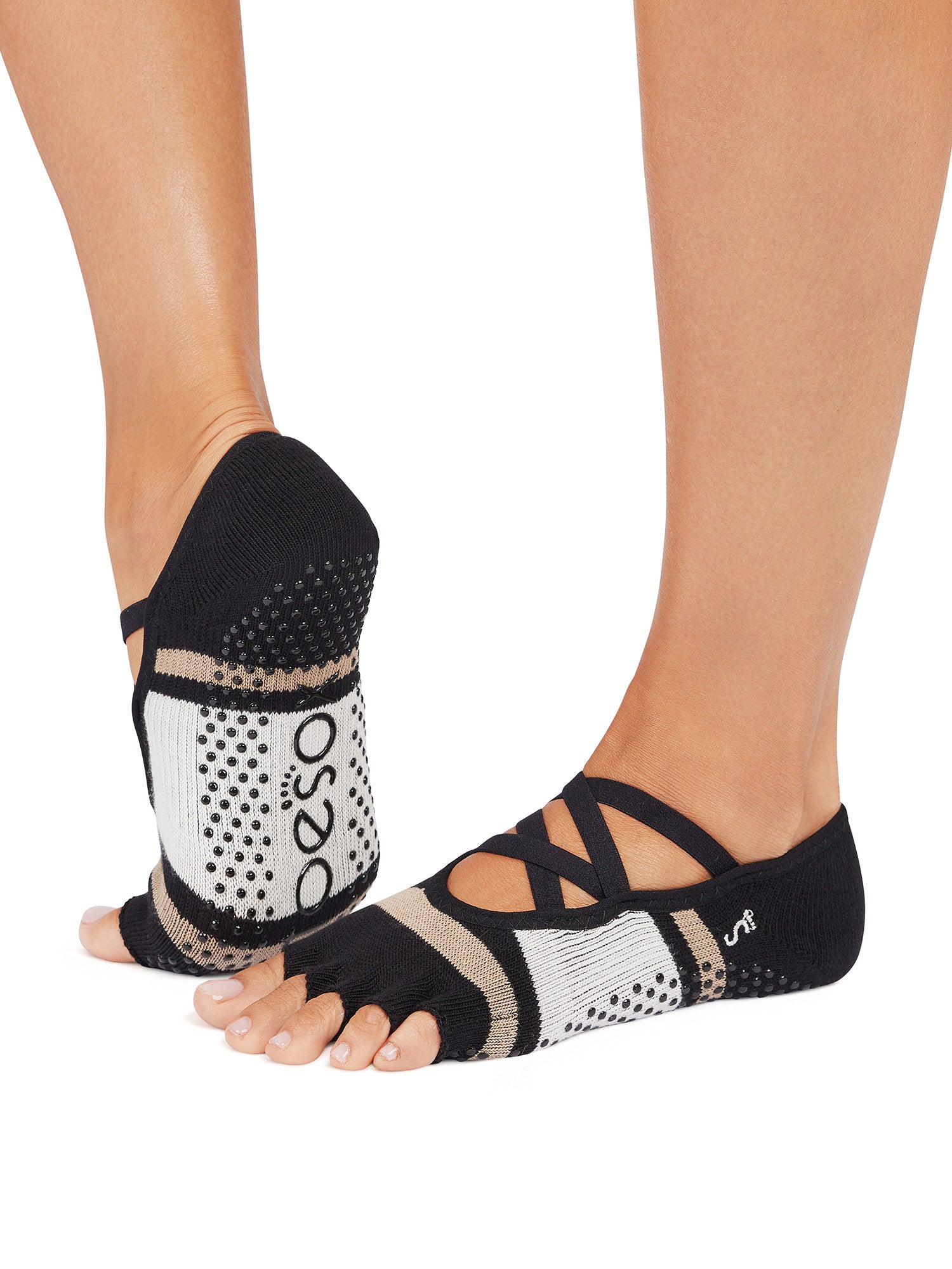 [ToeSox] Elle (Half-Toe) Grip Socks / Yoga Pilates Anti-Slip Socks 25SS_D2