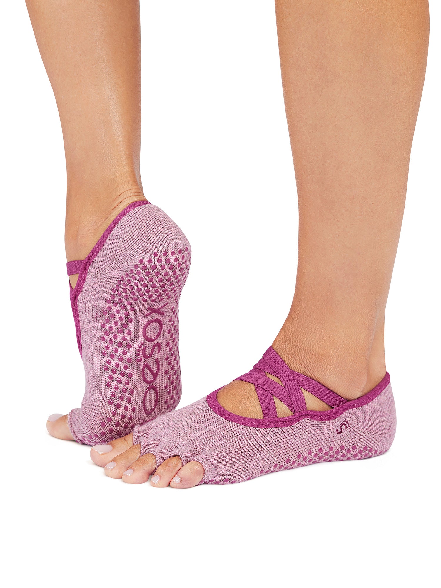 [ToeSox] Elle (Half-Toe) Grip Socks / Yoga Pilates Anti-Slip Socks 25SS_D2