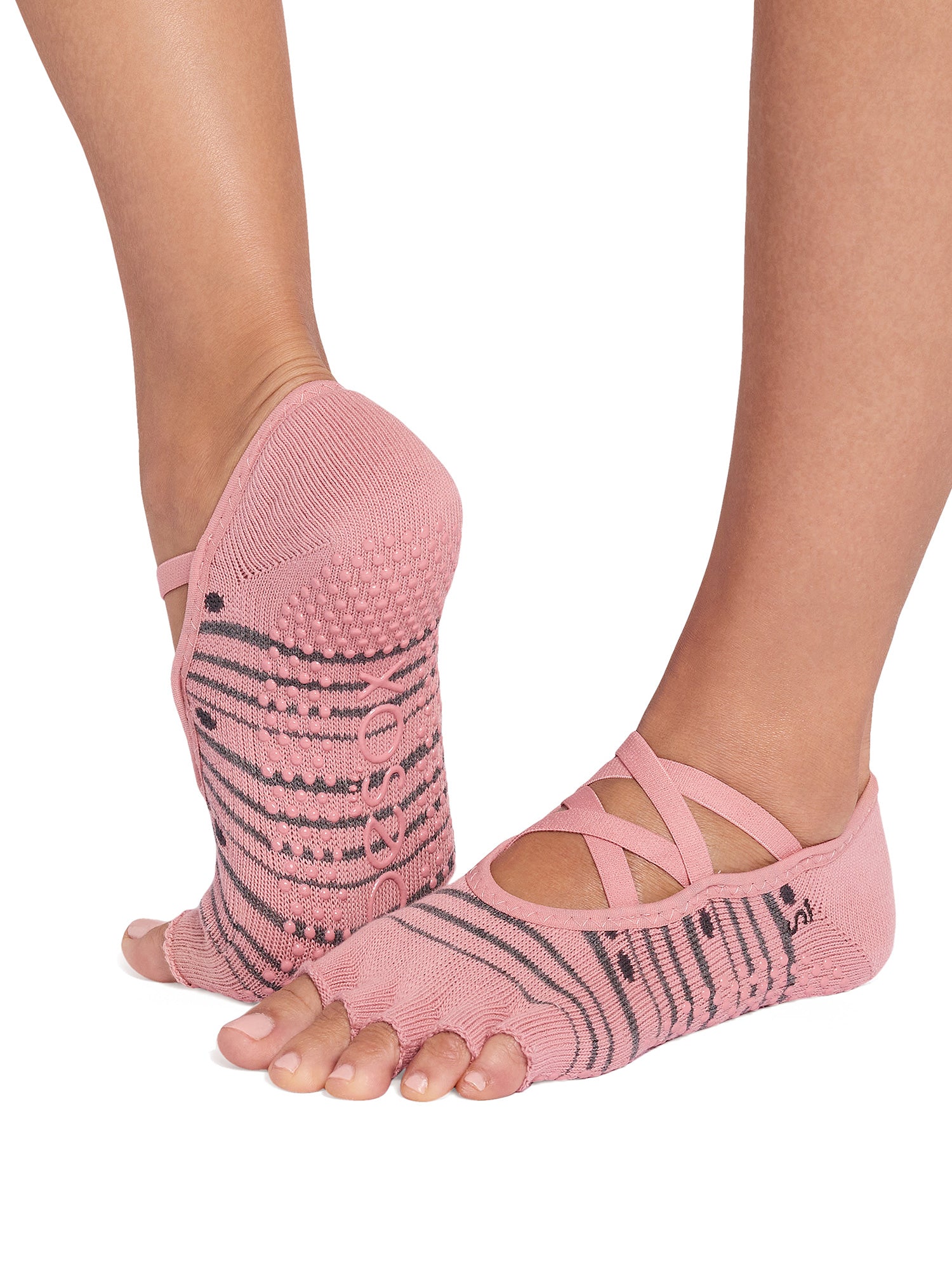 [ToeSox] Elle (Half-Toe) Grip Socks / Yoga Pilates Anti-Slip Socks 25SS_D2