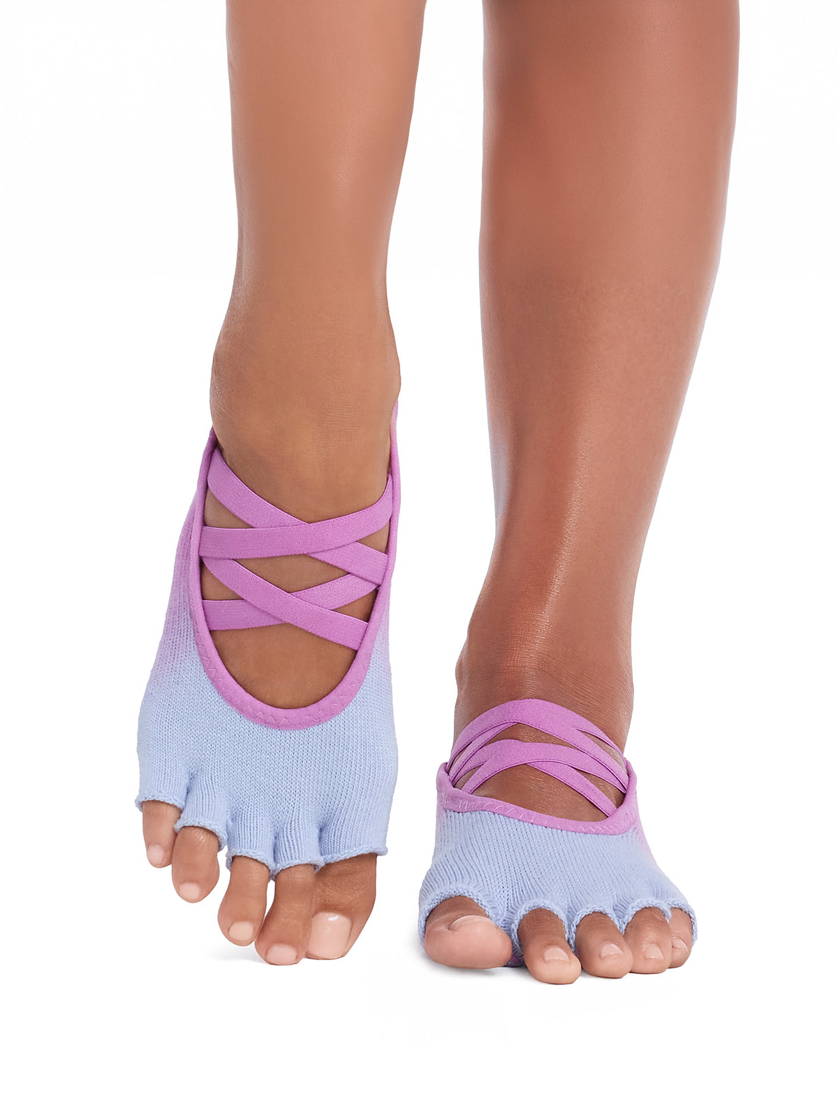 [ToeSox] Elle エル（Half-Toe／つま先なし）グリップ ソックス ／ ヨガ ピラティス 滑り止め付 靴下 26FW_D1