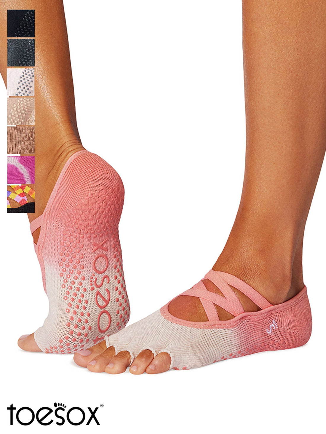 [ToeSox] Elle (Half-Toe) Grip Socks / Yoga Pilates Anti-Slip Socks 25SS_D2