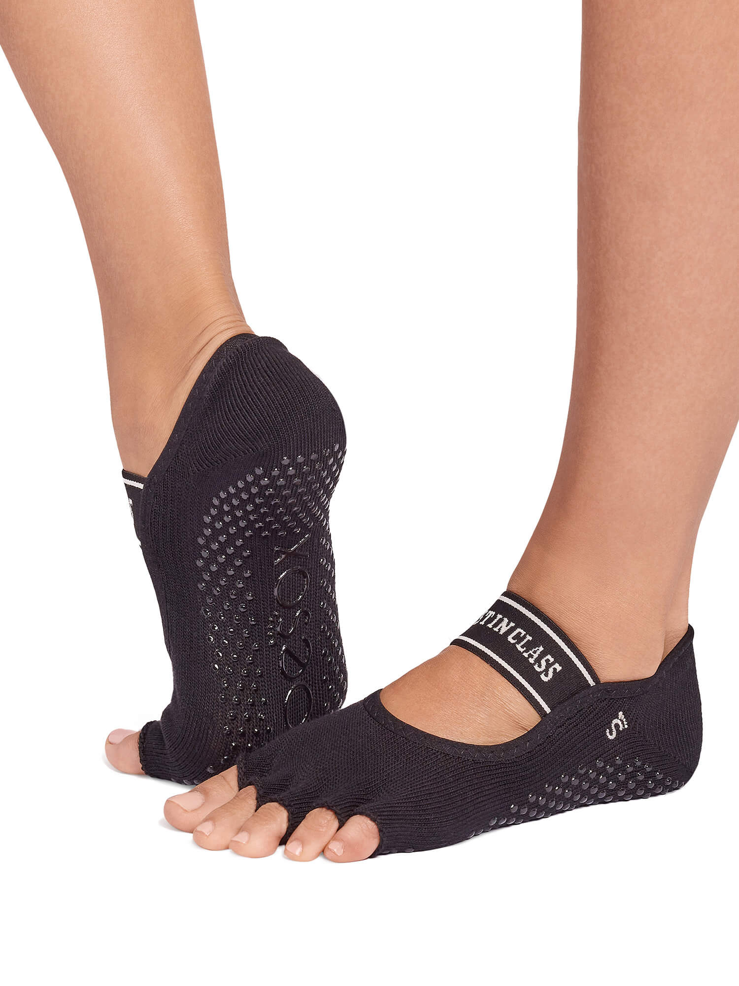 [ToeSox] Mia (Half-Toe/No Toes) Grip Socks / Yoga Pilates Anti-Slip Socks 25SS_D2