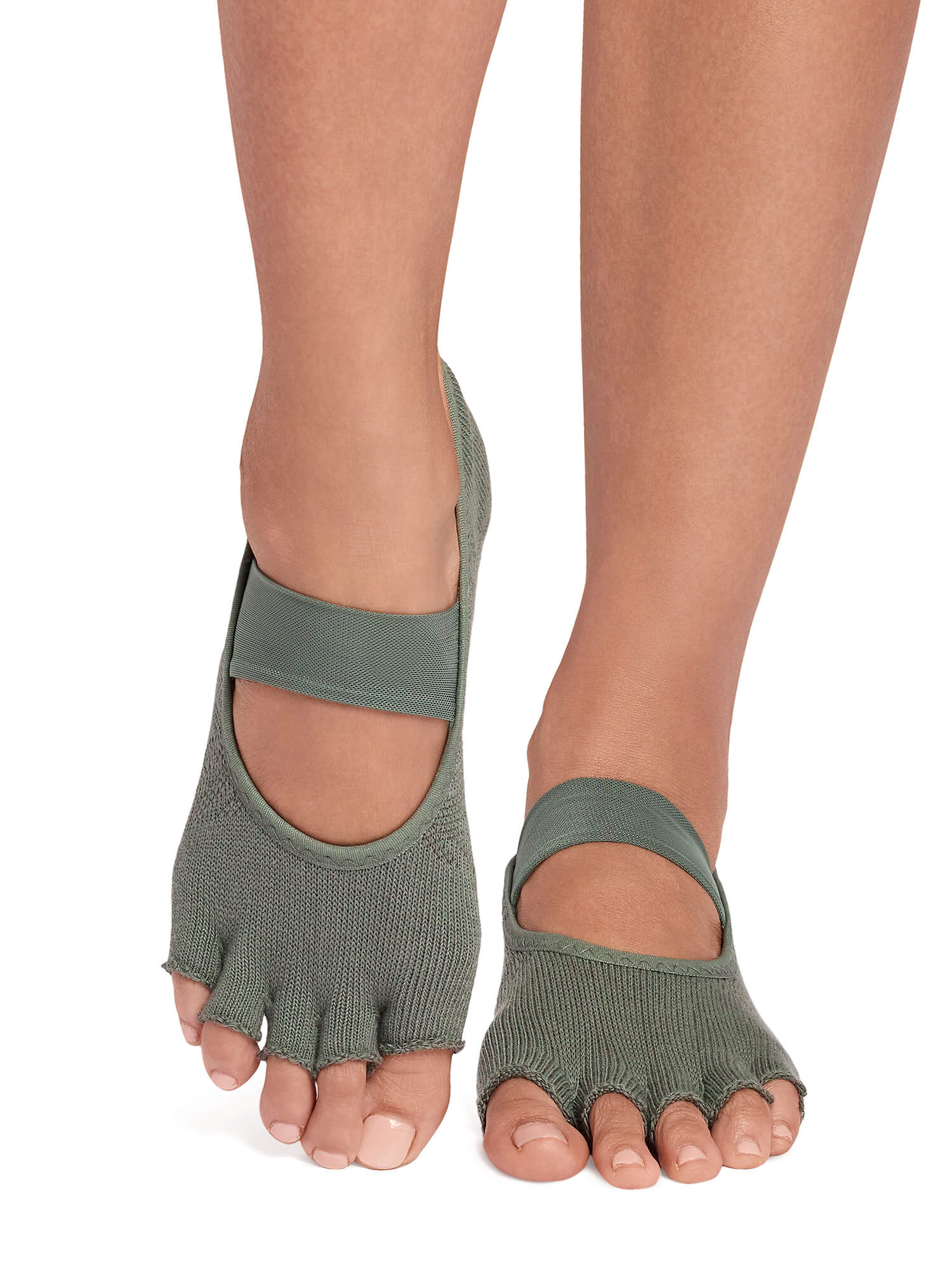 [ToeSox] Mia (Half-Toe/No Toes) Grip Socks / Yoga Pilates Anti-Slip Socks 25SS_D2