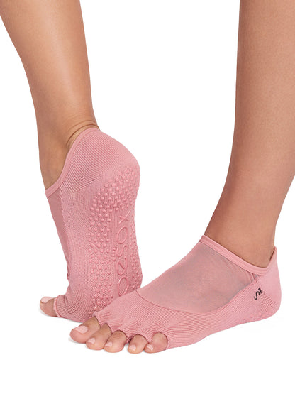 [ToeSox] Luna ルナ（Half-Toe／つま先なし） グリップ ソックス ／ ヨガ ピラティス 滑り止め付 靴下 25SS_D2