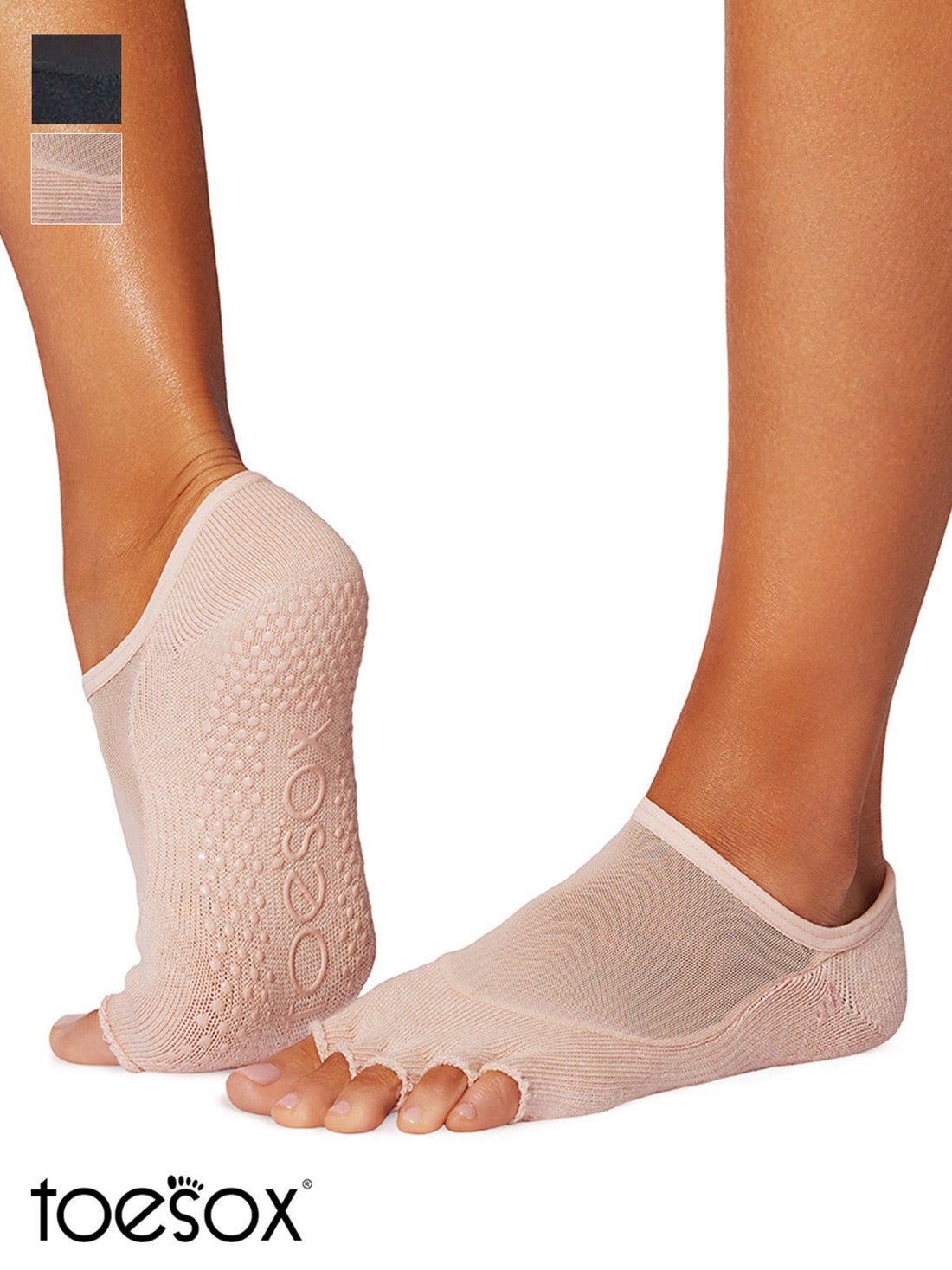 [ToeSox] Luna (Half-Toe) Grip Socks / Yoga Pilates Anti-Slip Socks 25SS_D2