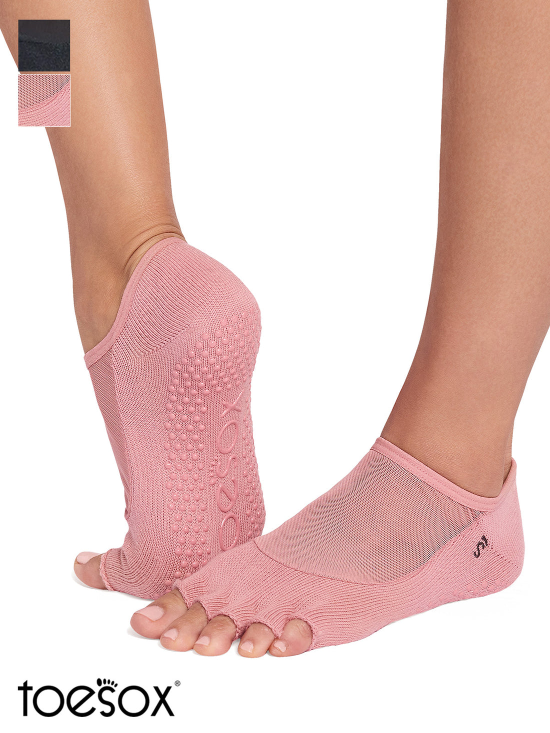 [ToeSox] Luna ルナ（Half-Toe／つま先なし） グリップ ソックス ／ ヨガ ピラティス 滑り止め付 靴下 25SS_D2