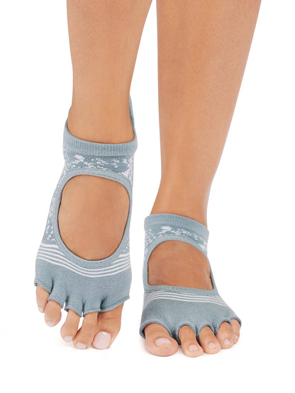 [ToeSox] Bellarina Tec ベラリナ テック（Half-Toe／つま先なし） テック グリップ ソックス／ ヨガ ピラティス 滑り止め付 靴下 25FW_D1