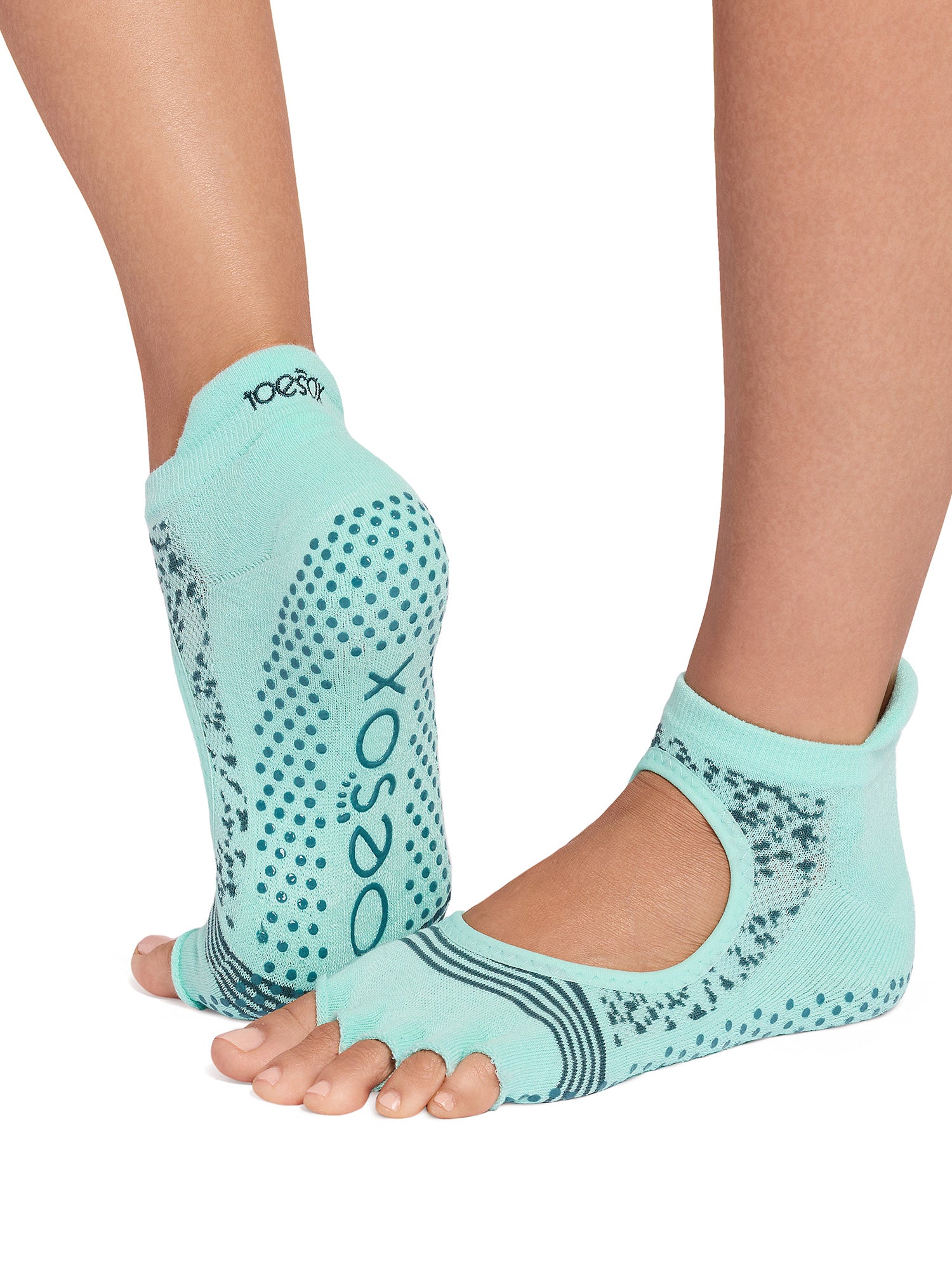 [ToeSox] Bellarina Tec ベラリナ テック（Half-Toe／つま先なし） テック グリップ ソックス／ ヨガ ピラティス 滑り止め付 靴下 26SS_D3
