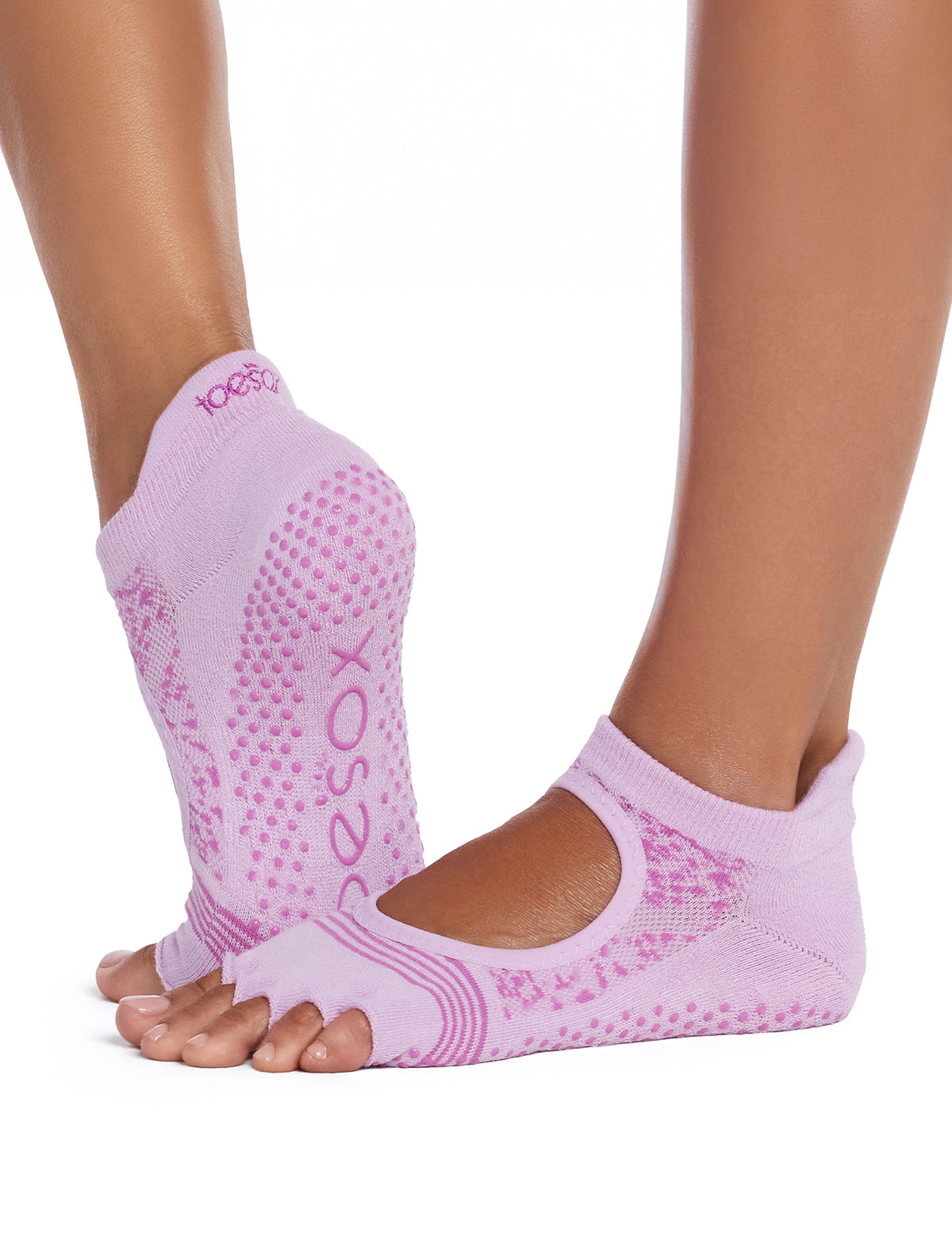 [ToeSox] Bellarina Tec ベラリナ テック（Half-Toe／つま先なし） テック グリップ ソックス／ ヨガ ピラティス 滑り止め付 靴下 26FW_D1
