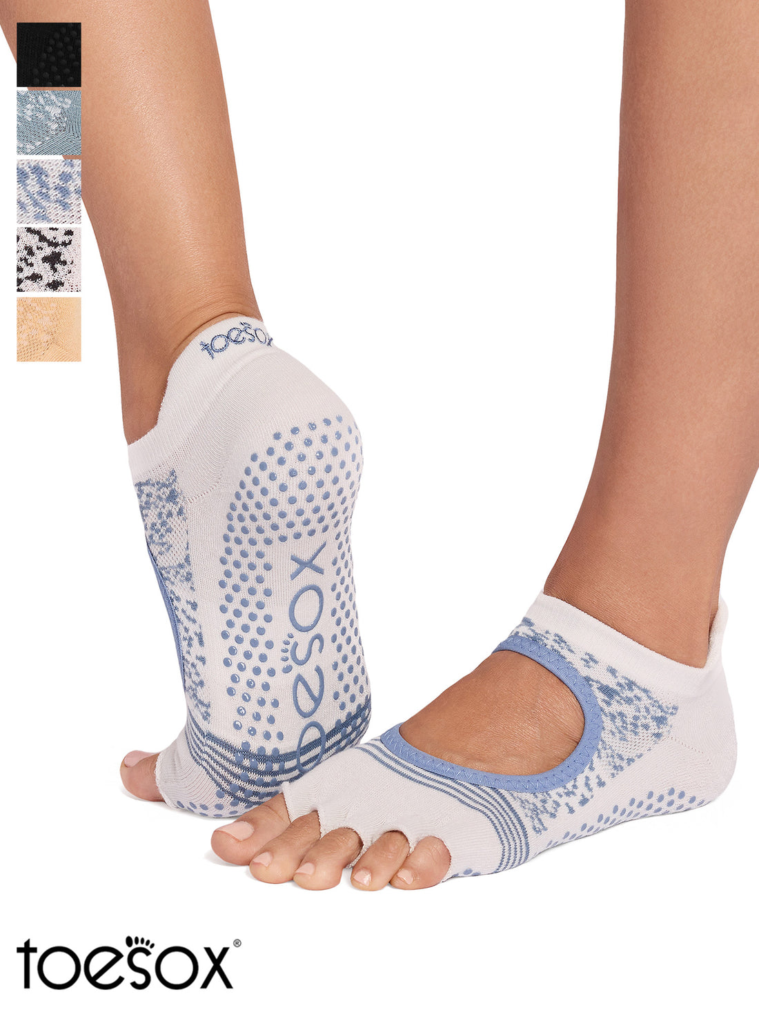 [ToeSox] Bellarina Tec Bellarina Tech (Half-Toe/No Toe) Tech Grip Socks/Yoga Pilates Anti-Slip Socks 25SS_D2